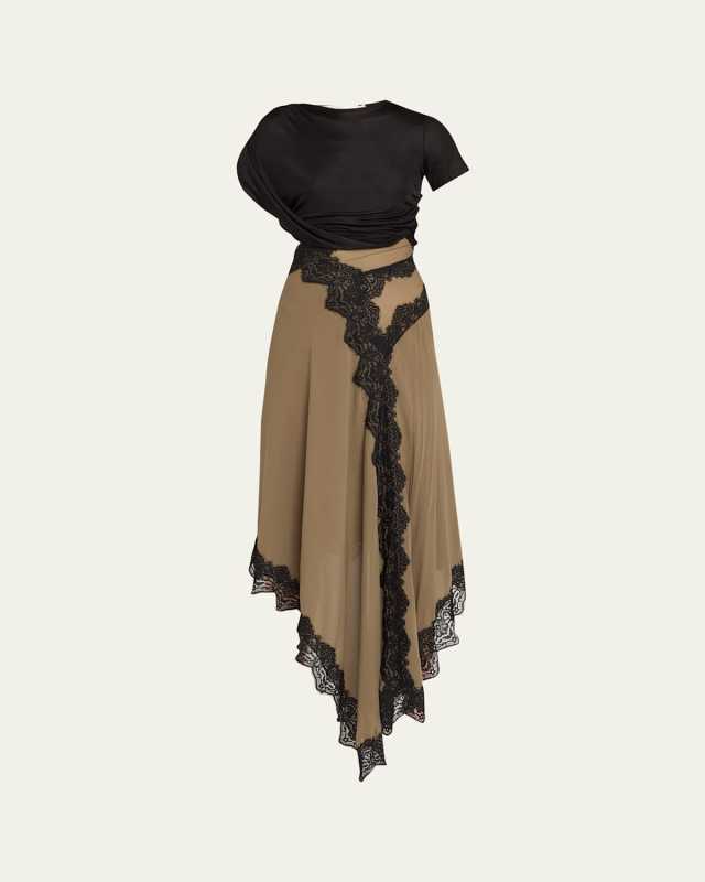 Verve Twisted Midi T-Shirt Dress